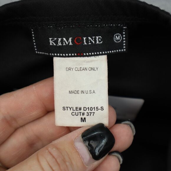 Kimcine Dress Womens M Black Strapless Sequin Design Above the Knee Length - Picture 2 of 11